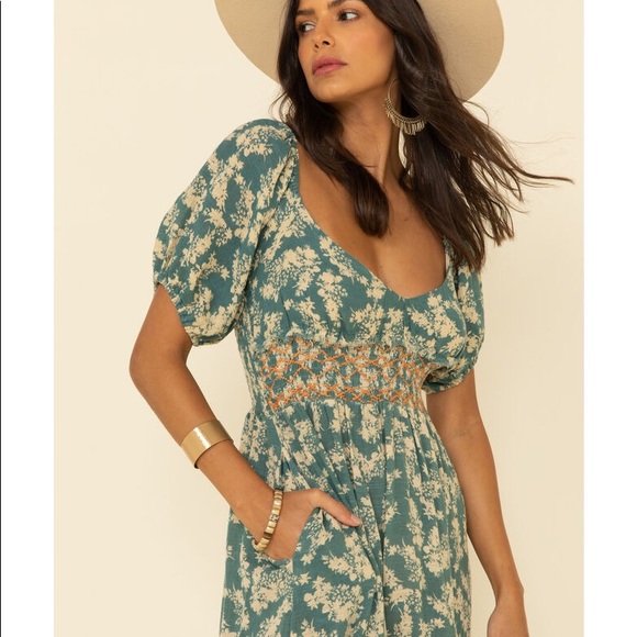 SOLD - Free People Ellie Floral Dress Small - Picture 7 of 8